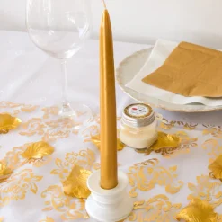 Stabkerzen gold 24 cm 10 Stück