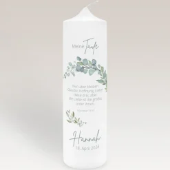 Taufkerze Naturell