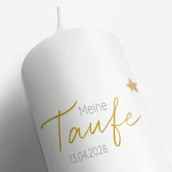 Taufkerze Segelboot