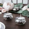 Teelichtglas "Vintage" silber