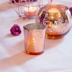 Teelichthalter roségold
