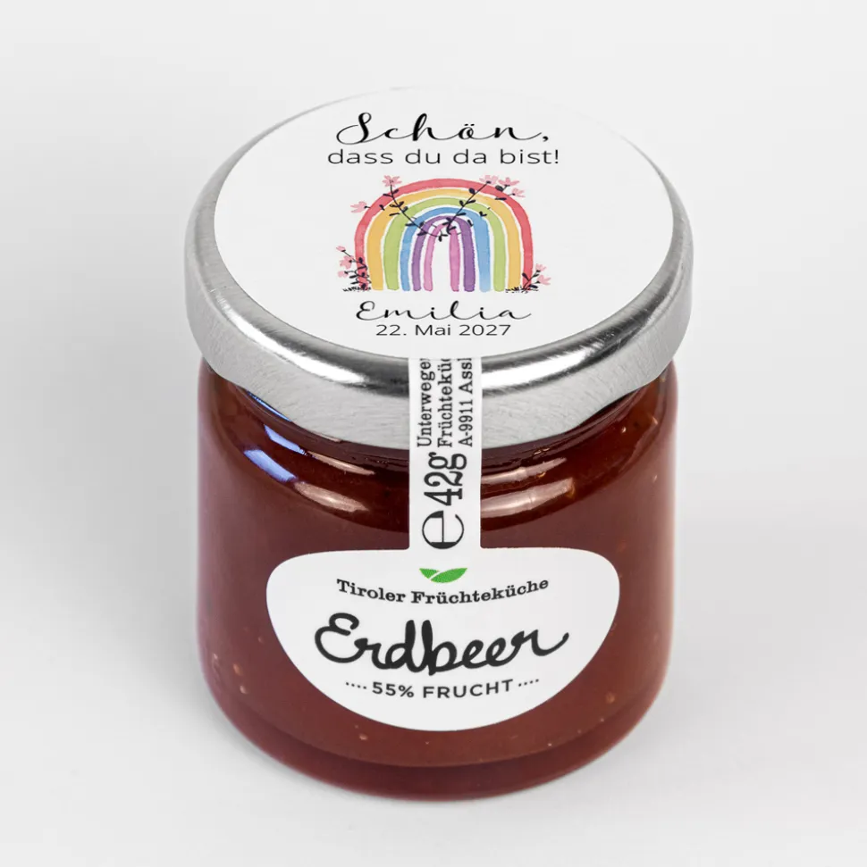 Tiroler Früchteküche Erdbeer Konfitüre "Regenbogen Vintage“