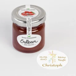 Tiroler Früchteküche Erdbeer Konfitüre "Kreuz mit Symbolen“