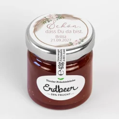 Tiroler Früchteküche Erdbeer Konfitüre "Boho Pampas“