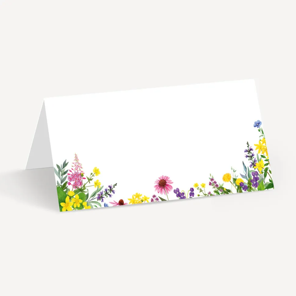 Tischkarte Aufsteller "Wildblumen"