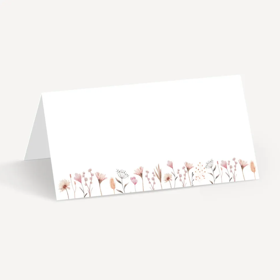 Tischkarte Aufsteller "Wild Flowers"