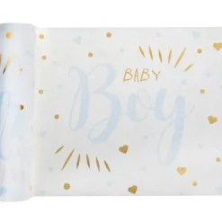 Tischläufer Babyparty "Boy" 28 cm x 3 m