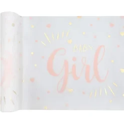 Tischläufer Babyparty "Girl" 28 cm x 3 m