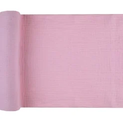 Tischläufer Baumwolle rosa 26 cm x 3 m