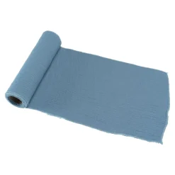 Tischläufer rauchblau 26 cm x 3 m