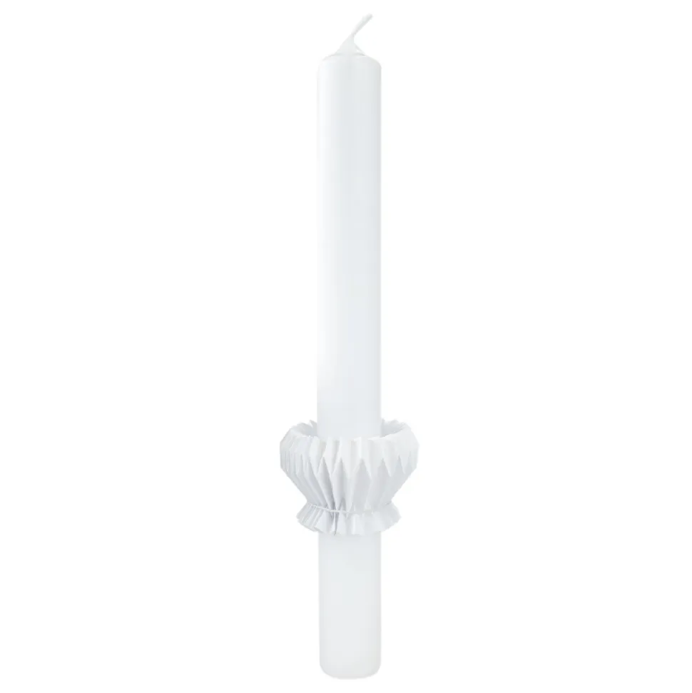 Tropfschutz Kerze aus Papier