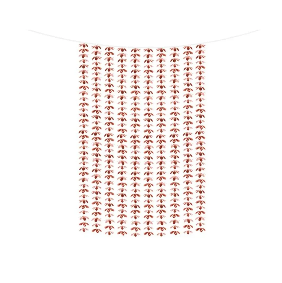 Vorhang Blumen roségold 100 x 210 cm