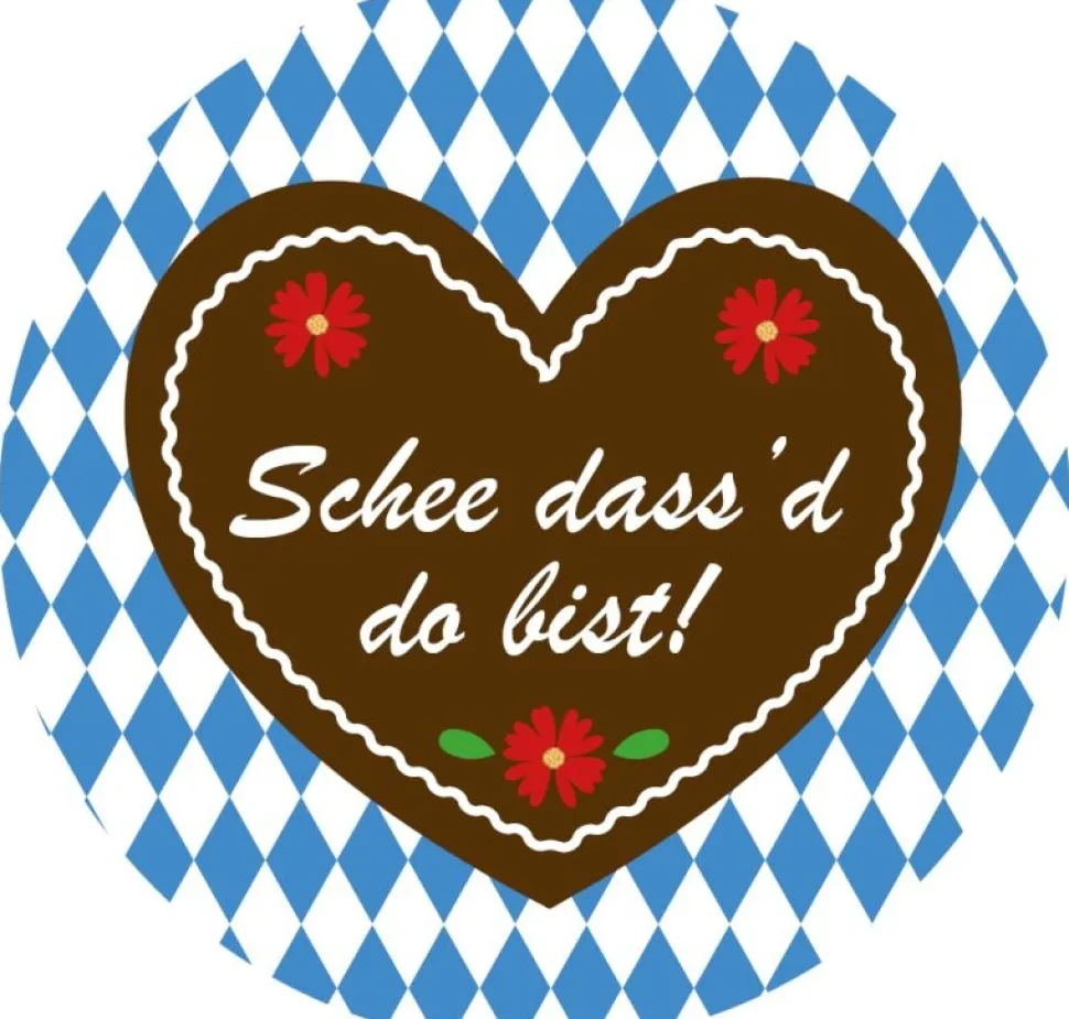 24 x Aufkleber rund 4 cm "Oktoberfest" personalisiert