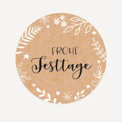 48 x Weihnachtsaufkleber geschäftlich